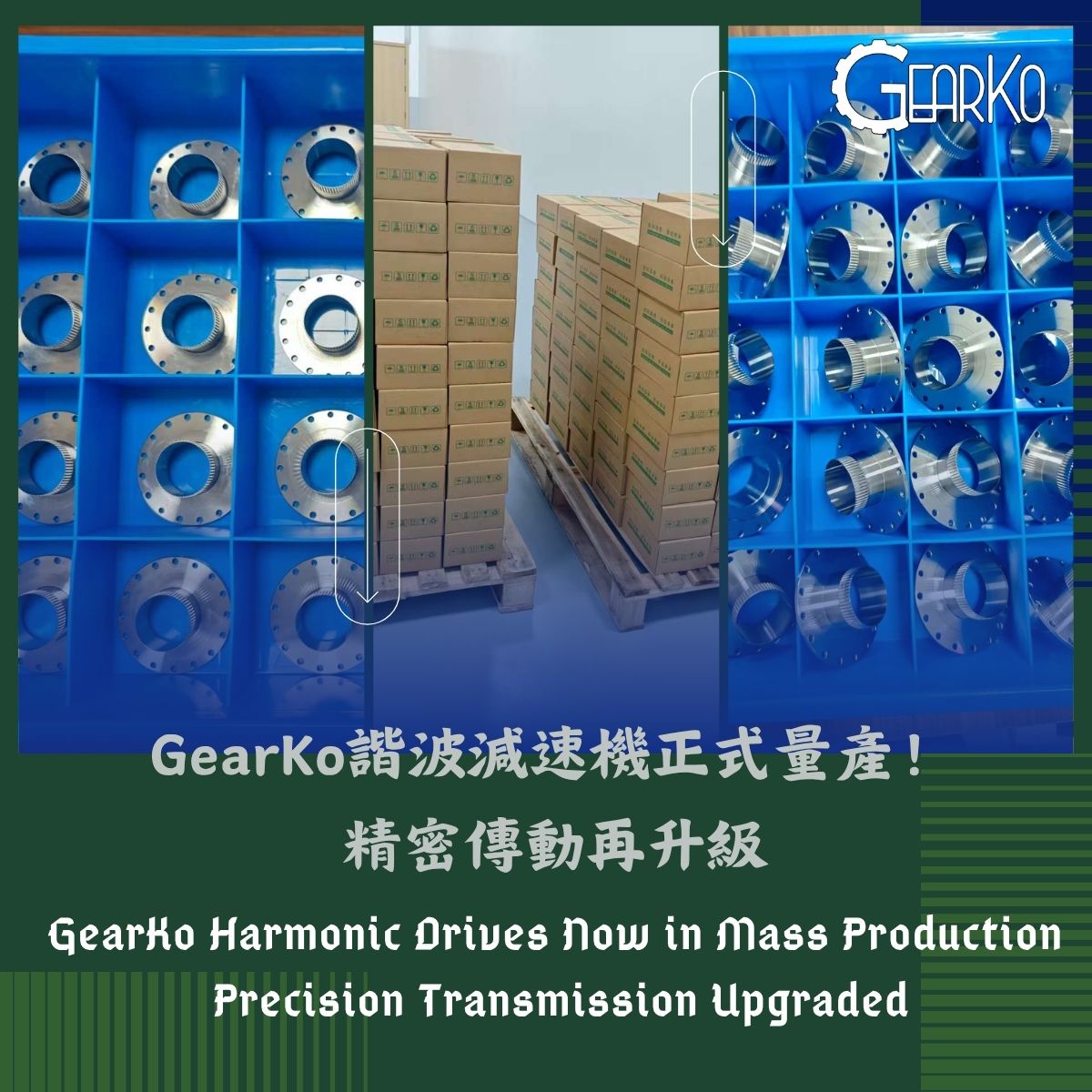 GearKo諧波減速機正式量產！精密傳動再升級